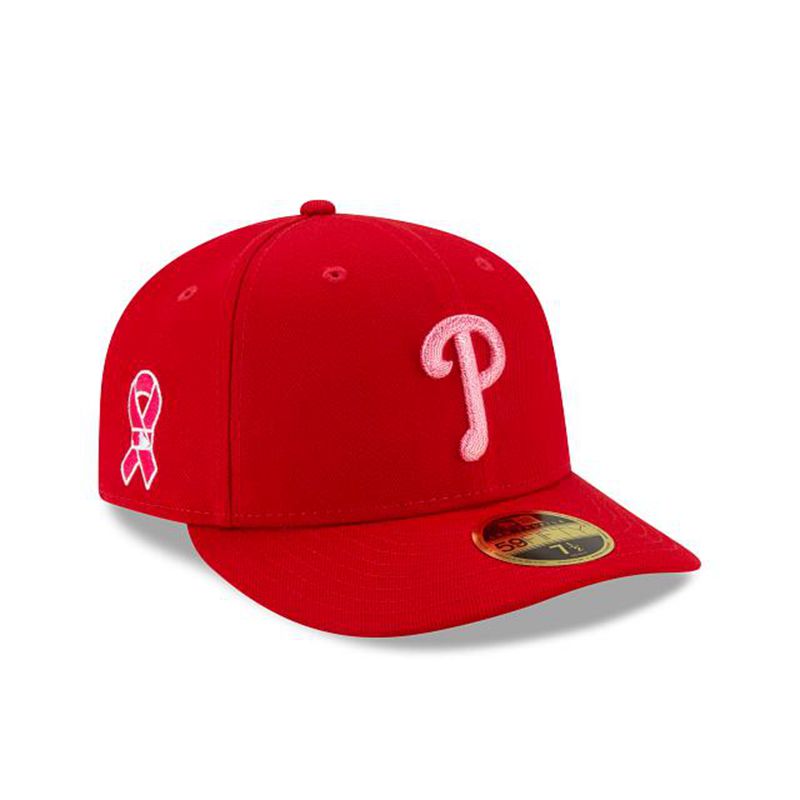 MLB Philadelphia Phillies Mother's Day Low Profile 59Fifty Fitted (KVB0017) - Red New Era Caps